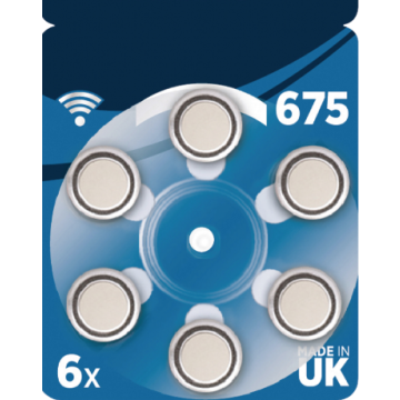 Rayovac Implant Pro+ 675 / PR44 Kuulokojeparisto, 6-kpl