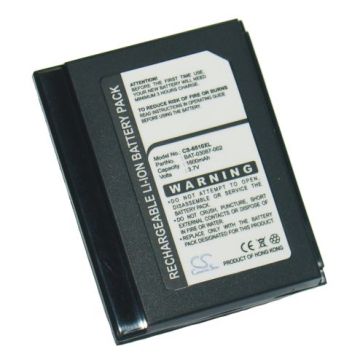 Blackberry 7520, 6510, 7510 tehoakku erillisellä takakannella 1600 mAh