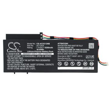 Acer Aspire P3-171, Aspire P3-171-3322Y2G06as, Aspire P3-171-6820 akku 5250 mAh