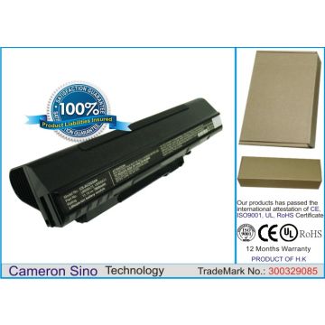 Acer Aspire One, Aspire One A110, Aspire One A150, Aspire One AOD250, Aspire One 531H, Aspire One 571 akku 7800 mAh - Musta
