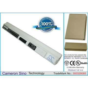 Acer Aspire One 531, Aspire One 751 akku 2200 mAh - Valkoinen