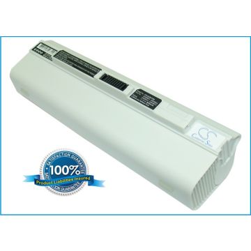 Acer UM09A41, UM09B7C, UM09B31, UM09B34, UM09B7D, UM09A31, UM09A71, UM09A73, UM09A75, UM09B71, UM09B73  akku 8800 mAh valkoinen