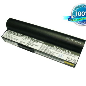 Asus Eee PC 701, Eee PC 701C, Eee PC 800, Eee PC 801, Eee PC 900, Eee PC 2G, Eee PC 4G, Asus Eee PC 8G akku 5200 mAh - Musta