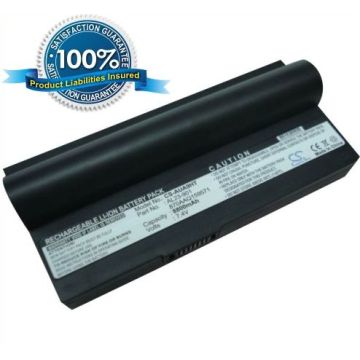 Asus Eee PC 901, Eee PC 904, Eee PC 904HD, Eee PC 1000, Eee PC 1000H, Eee PC 1000HE, Eee PC 1200 akku 8800 mAh - Musta