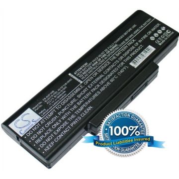 Asus F3 akku 6600 mAh - Musta