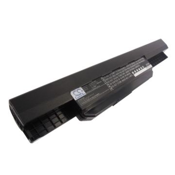 Asus A53, X53 akku 6600 mAh - Musta