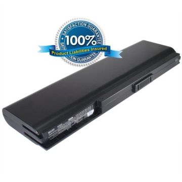 Asus U3, U1 akku 6600 mAh - Musta