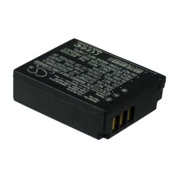 Panasonic CGA-S007, CGA-S007A/1B, CGA-S007E, CGR-S007E, CGR-S007E/1B, DMW-BCD10, CGA-S007A/B yhteensopiva akku 1000 mAh