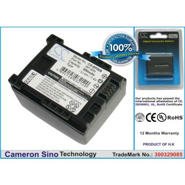 Canon BP-809, BP-809/B, BP-809/S yhteensopiva akku 890 mAh
