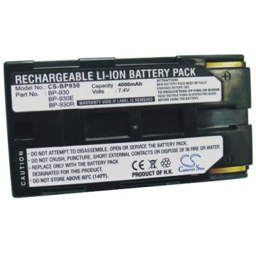 Canon BP-930, BP-930E, BP-930R yhteensopiva akku 4000 mAh