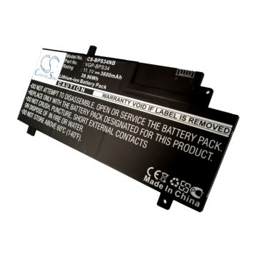 Sony F15A16, F15A16SC, SVF15A13CW akku 3600 mAh