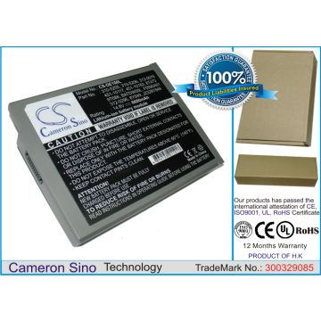 Dell Inspiron 1100, Inspiron 1150, Inspiron 5100, Inspiron 5150, Inspiron 5160, Latitude 100L, Latitude 1150, Latitude 5150, Latitude 5160 akku 6600 mAh