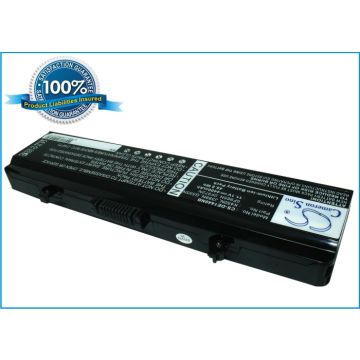 Dell Inspiron 1440, Inspiron 1750 akku 4400 mAh - Musta