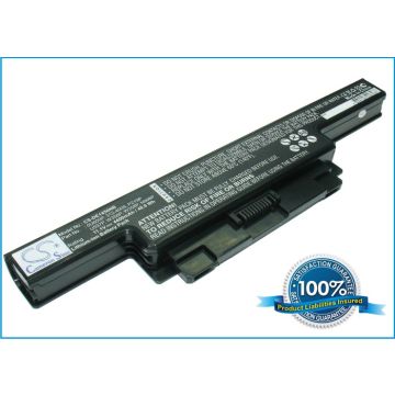 Dell Studio 1450, Studio 1457, Studio 1458 akku 4400 mAh - Musta