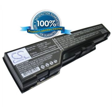 Dell DELL XPS M1730, XPS 1730 akku 4400 mAh - Musta