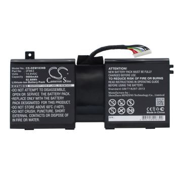 DELL Alienware 17, Alienware 18, Alienware M17X R5 akku 5600 mAh