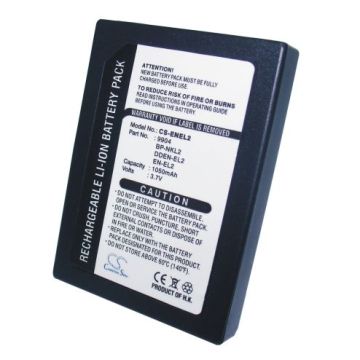 Nikon EN-EL2, 9904, BP-NKL2, DDEN-EL2 yhteensopiva akku 1050 mAh