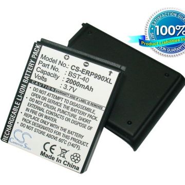 SonyEricsson BST-40 yhteensopiva akku 2000 mAh