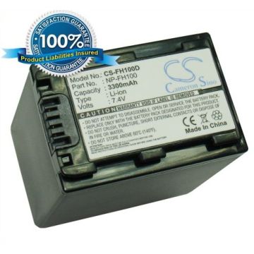 Sony NP-FH100 yhteensopiva akku 3300 mAh