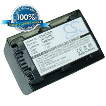 Sony NP-FH70 yhteensopiva akku 1300 mAh