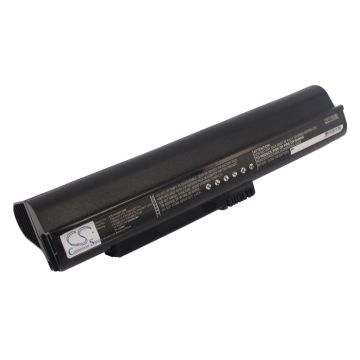Fujitsu LifeBook M2010, LifeBook M201 akku 6600 mAh - Musta