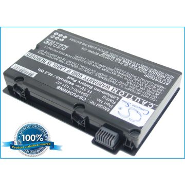 Fujitsu Amilo Pi3450 akku 4400 mAh - Musta