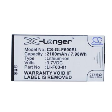 Golf Buddy DSC-GB600, GB3-PT4, Platinum 4 Navigaattorin Akku