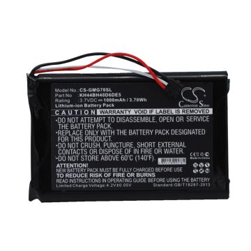 Garmin Approach G7 Navigaattorin Akku