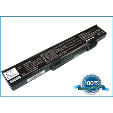 Gateway  M360, M460, M680, NX500 akku 4400 mAh - Musta