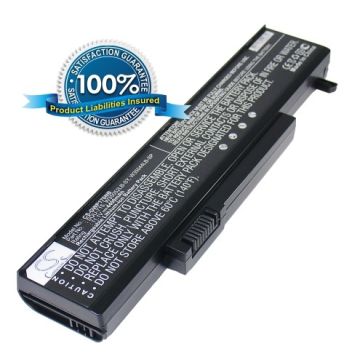 Gateway  T6810, T6300 akku 4400 mAh - Musta