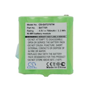 Midland GXT635, GXT650, GXT661 akku 700mAh