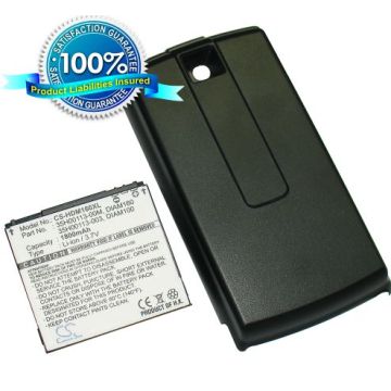 HTC Touch Diamond P3702, Touch Diamond P3701, Touch Diamond P3051, Victor Extended back cover akku 1800 mAh