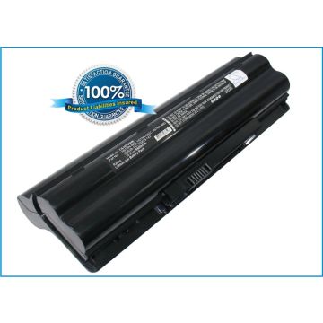 HP Pavilion dv3 akku 6600 mAh - Musta