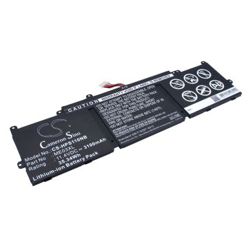 HP 11-D001TU, 11-D002TU, 11-D003TU akku 3100 mAh