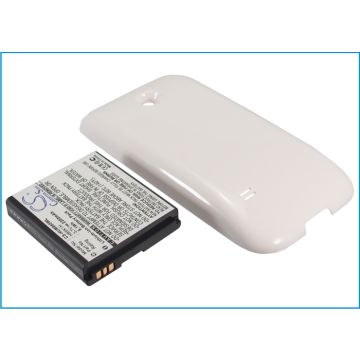 Huawei Sonic Ascend II, M865 Akku Laajennetulla valkoisella takakannella Akku 2200 mAh