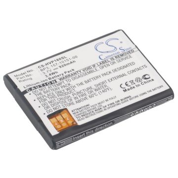 HP P160U, P160UEU, Veer akku 920 mAh 
