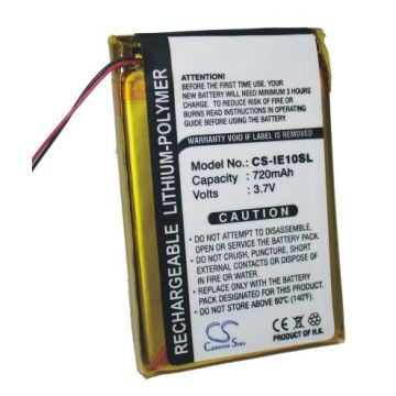 iRiver E10, E10CT, HDD Jukebox, IRI-E10 akku 720 mAh