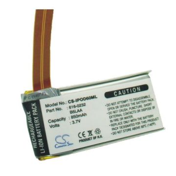 iPOD classic 80GB, iPod 6 sukupolvi akku 700 mAh