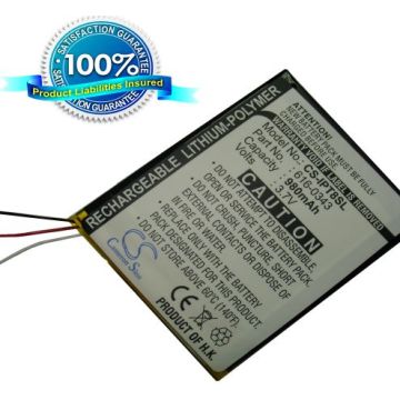 iPod touch 1. Sukupolvi 4GB, iPod touch 1. Sukupolvi 8GB, iPod touch 1. Sukupolvi 16GB, iPod touch 1. Sukupolvi 32GB akku 980 mAh