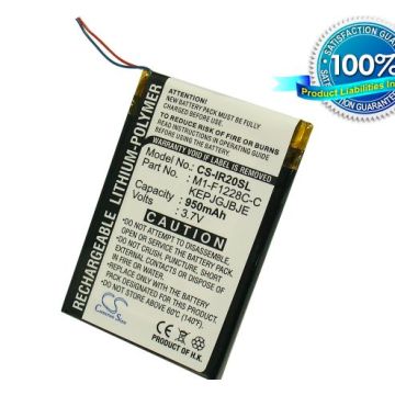 iRiver Clix Plus, U20, REI-iriverclix2, REI-iriverclix1, Clix 1, Clix 2 2GB, Clix 2 4GB akku 950 mAh