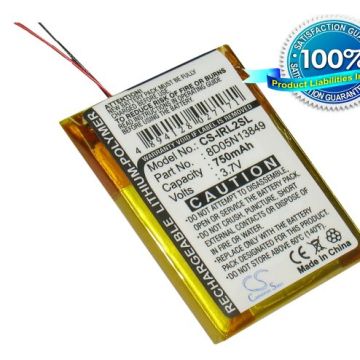 iRiver L Player 2GB, L Player 4GB, L Player 8GB, 1LP8WHT, 1LP8BLK, 1LP4BLK, 1LP8PNK, 1LP4WHT, IRI1LP8W, IRI1LP8P, 1LP4PNK akku 750 mAh