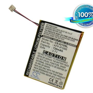 iRiver U10, U10CT, CLIX 2GB, CLIX 4GB akku 720 mAh