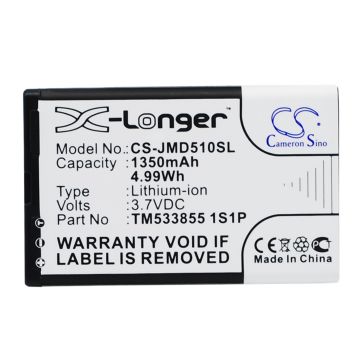 JBL MD-51W, Play Up Kaiuttimen Akku