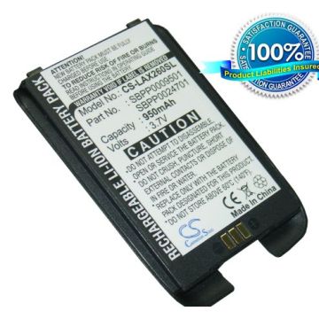 LG AX260, LX260, UX260, RUMOR, SCOOP, SCOOP musta akku 950 mAh