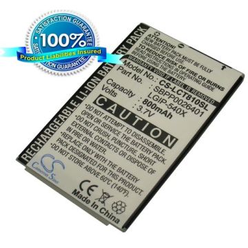 LG CT810, CT810 Incite, KT878 akku 800 mAh