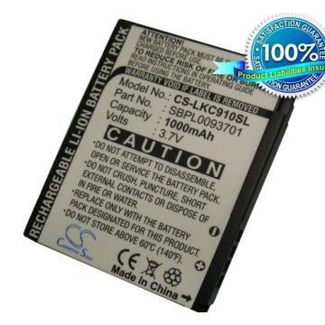 LG KC910 akku 1000 mAh
