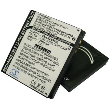 LG KE820, KE850, KE850 Prada, KG99, KB6100, PRADA, ME850 akku 750 mAh