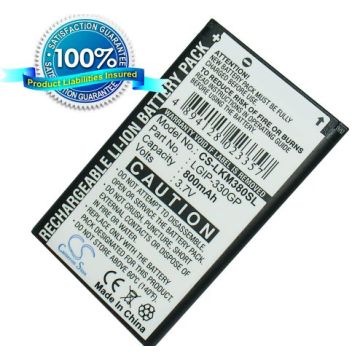 LG KM380, KT520, KF300, KF750, KF755, KF240, KF245, KM500, KM385, KM386, KS360 akku 800 mAh