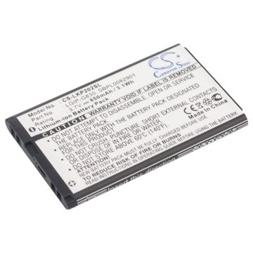 LG KG120, KP200, KP202, KP202i, KG202, NX225, KG290, KG291 akku 850 mAh