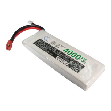 Li-Po akku, 4000mAh, 7,4V, 35C
